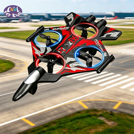 Cool Toy Kids Mainan Pesawat Terbang 2.4G EPP Stunt Remote Control Led Glider Airplane Foam Rc Pesawat Terbang