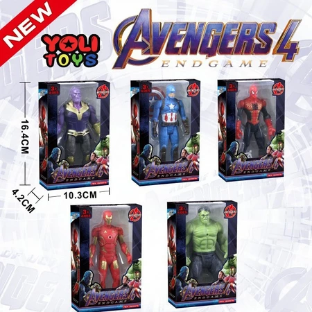 Yoli Toys - Mainan Anak Figure Super Hero TSR 004 ada Lampu Mainan Action Figure Set Hero