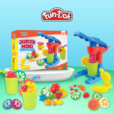 COD FUNDOH JUICER MINI Mainan Anak Satu Set Cetakan Jus Buah Peras Mainan Lilin Plastisin Clay Malam Kreatifitas Seni Edukasi