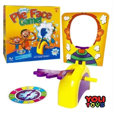 Yoli Toys - Mainan Pie Face Challenge - Prank Toys - Running Man Games Famiy Games Fun Toys Mainan Seru Kumpul Keluarga