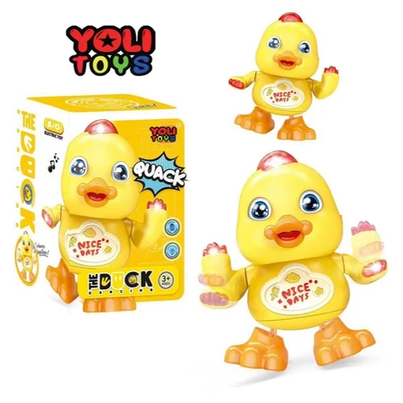 Yoli Toys - Mainan Robot Bebek Lucu Joget Nice Days Duck Dancing Walking Ada Musik Dan Lampu