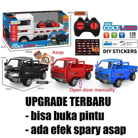 Yoli Toys - Mainan Remote Control Mobil Pickup Ada Lampu RC Truk Pickup Mini L300